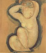 Amedeo Modigliani Cariatide (mk38) painting